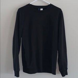 H&M SWEATSHIRT (BLACK, S)